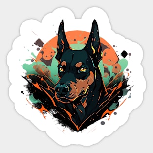 doberman Sticker